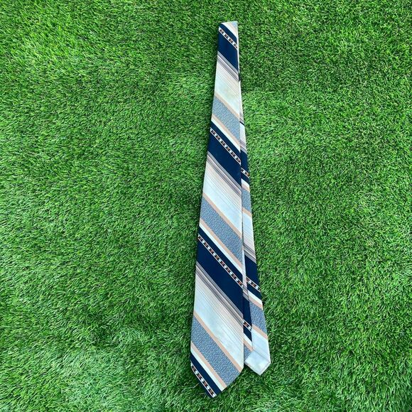 Cervantes vintage 90's striped light multicolor tie - Picture 8 of 8